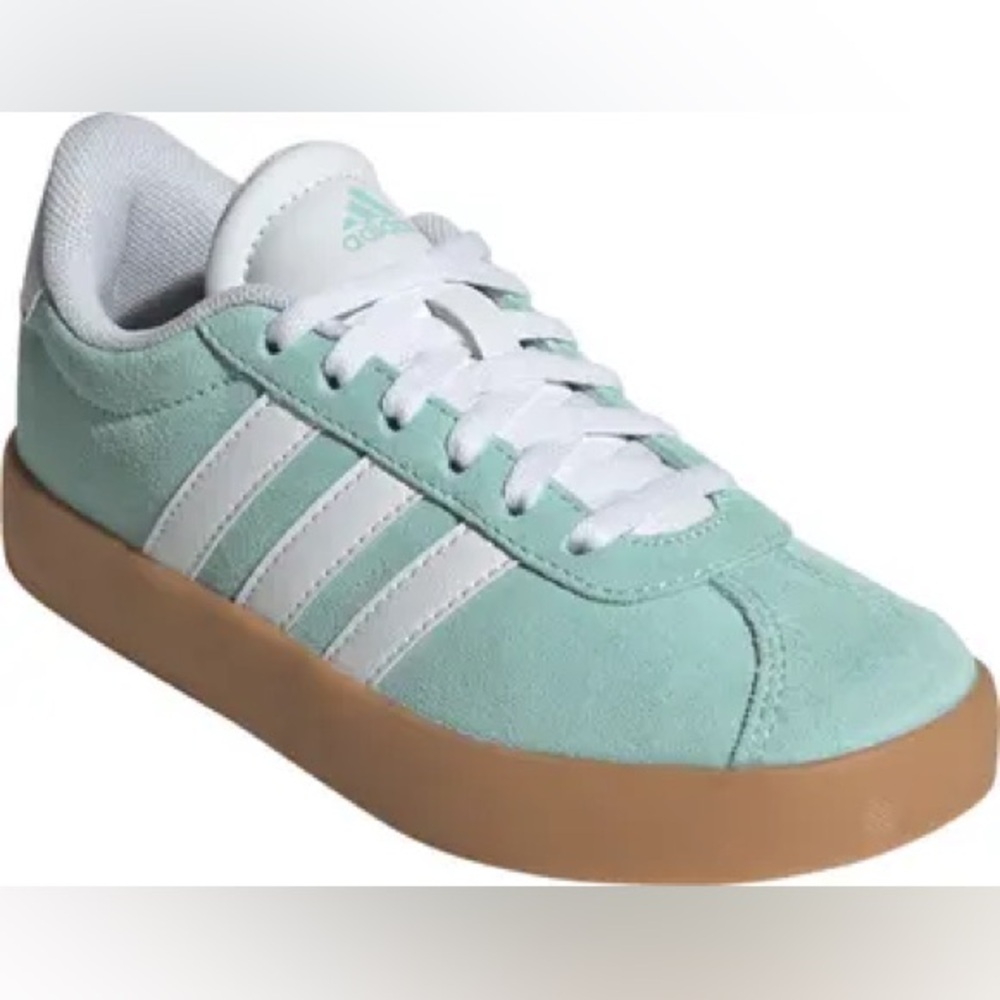 adidas Kids' VL Court 3.0 Sneaker mint green